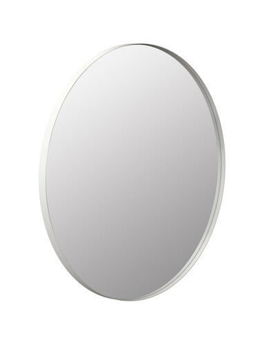 Wandspiegel Unu rund, Ø 80 cm | weiß