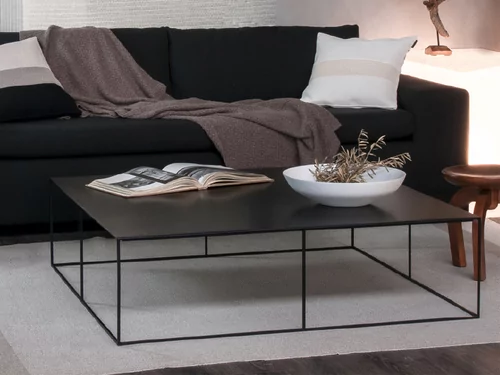 Slim irony shop low table