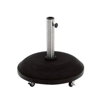 Sonnenschirmständer, Beton, mit Rollen 