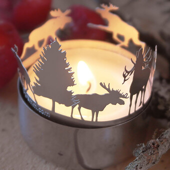 Aufsatz für Teelicht im Schmuckumschlag 